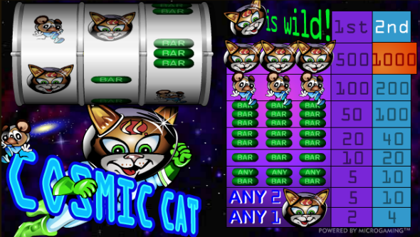 Cosmic Cat free slot machine game