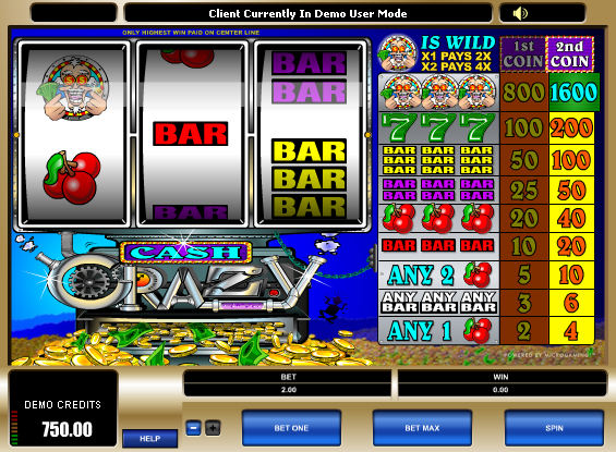 Cash Crazy  free slot machine game
