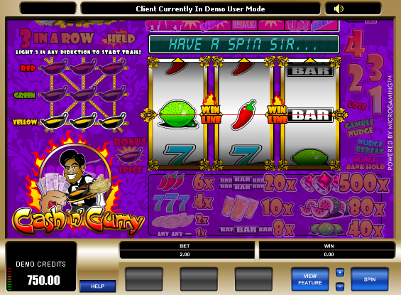 Cash'n Curry free slot machine game