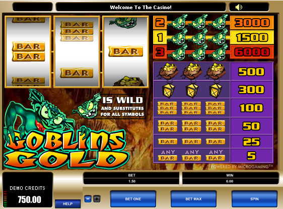 Goblins Gold free slot machine game