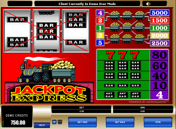 Jackpot Express free slot machine game