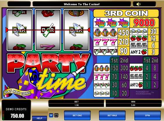 Party Time free slot machine game