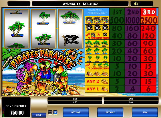 Pirates Paradise free slot machine game