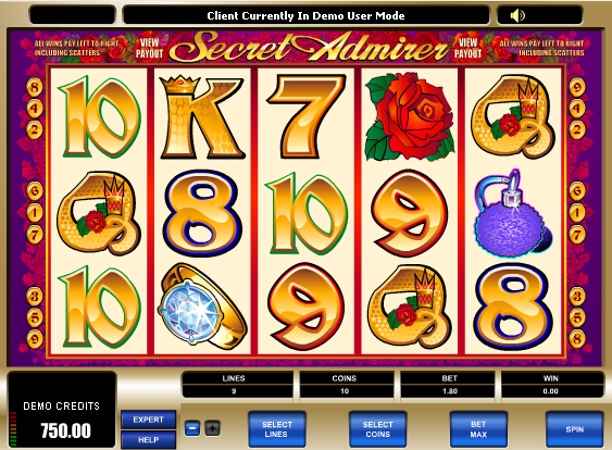 Secret Admirer free slot machine game