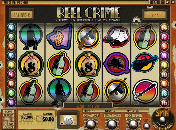 Reel Crime 1 Bank Heist free slot game