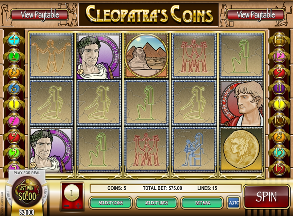 Cleopatra's Coins free slot game