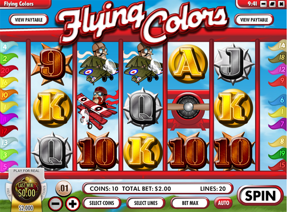 Flying Colors free slot game