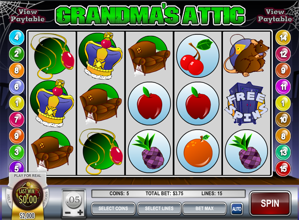 Grandma's Attic free slot game