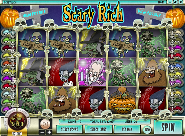Scary Rich free slot game
