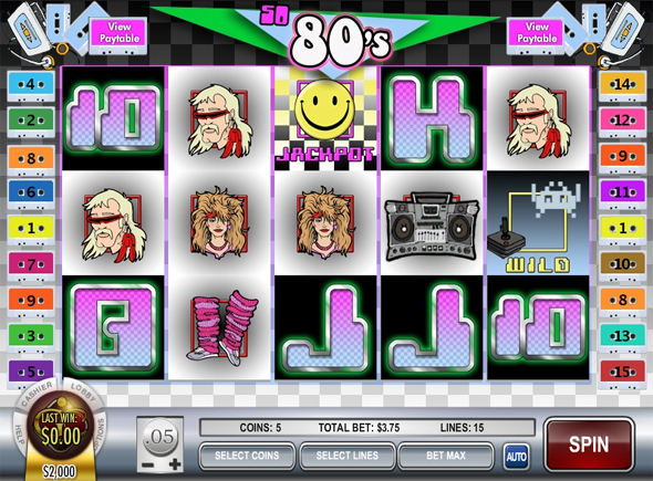 So 80's free slot game