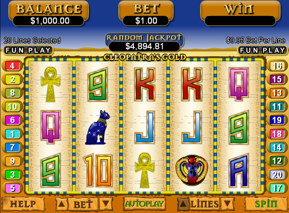 Cleopatras Gold slot game