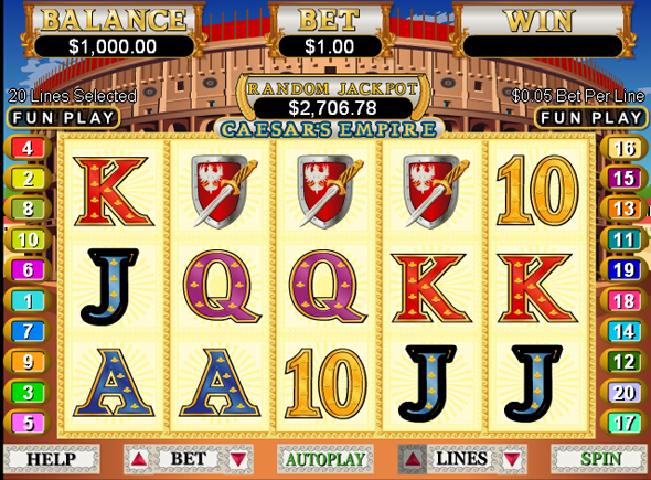 Caesars Empire slot game