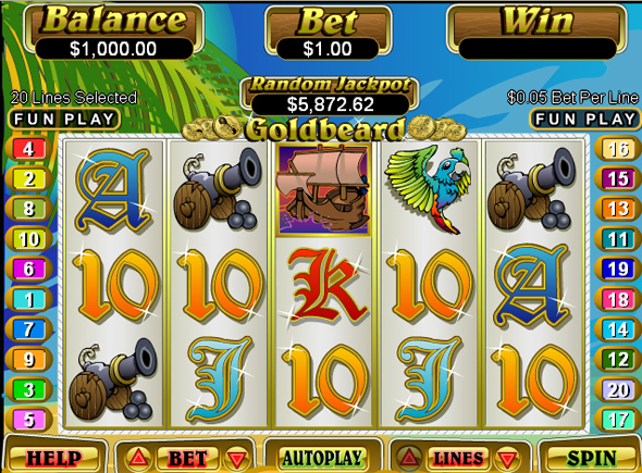 Goldbeard slot game