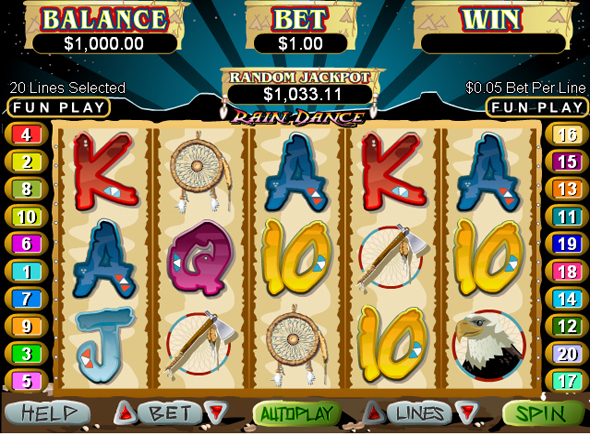 Rain Dance slot game