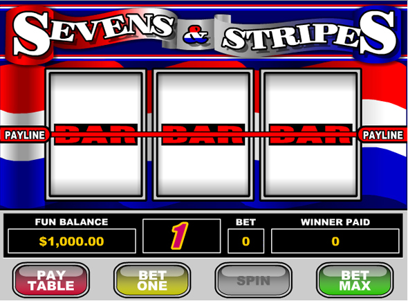 7s and Stripes slot game