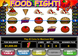 Food Fight free slot machine games