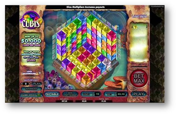 Cubis slot game