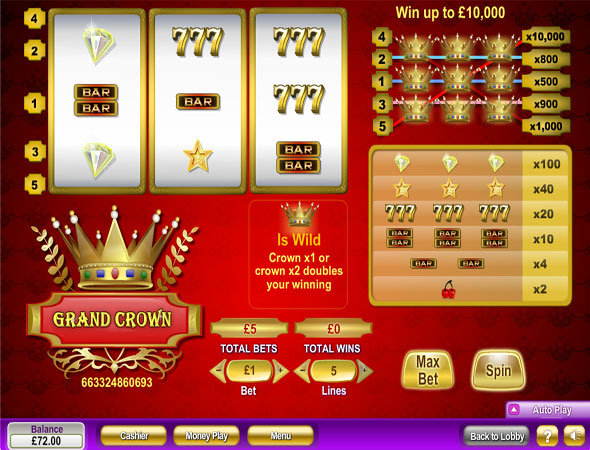 Grand Crown slot game