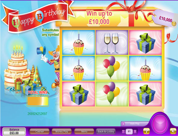 Happy Birthday slot game